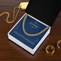 To My Boyfriend | Happy Birthday | Cuban Necklace