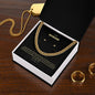 To My Husband | Happy Birthday | Cuban Necklace