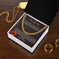 To My Amazing Son | Happy Birthday | Just Do Your Best | Cuban Link Necklace