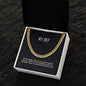 My BFF | I Hope We Stay Best Friends | Cuban Link Necklace