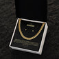 To My Husband | Happy Birthday | Cuban Necklace