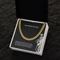 I Am Proud Of You | Happy Graduation | Cuban Link Necklace Gift