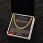 To My Amazing Son | Happy Birthday | Just Do Your Best | Cuban Link Necklace