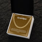 To My Grandpa | Happy Birthday | Cuban Necklace