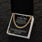 To A Handsome Young Man | Happy 18th Birthday | Polished Stainless Steel Cuban Necklace