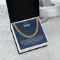 Dear Dad | Happy Birthday | Cuban Link Necklace