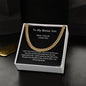 To My Bonus Son | Life Gave Me The Gift Of You | Necklace