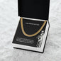 I Am Proud Of You | Happy Graduation | Cuban Link Necklace Gift