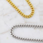 To A Handsome Young Man | Happy 18th Birthday | Polished Stainless Steel Cuban Necklace