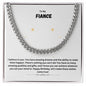 To My Fiancé | Happy Birthday | Cuban Necklace