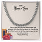 Our Dear Son | Happy Birthday | Parents To Son Necklace Gift