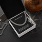 I Am Proud Of You | Happy Graduation | Cuban Link Necklace Gift