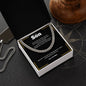 To My Son | Never Forget How Much I Love You | Lux Box Chain Necklace