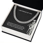 I Am Proud Of You | Happy Graduation | Cuban Link Necklace Gift