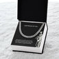I Am Proud Of You | Happy Graduation | Cuban Link Necklace Gift