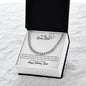 To My Bonus Dad | Happy Birthday | Cuban Necklace