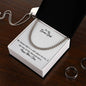 To My Bonus Dad | Happy Father's Day | Cuban Necklace