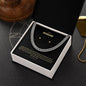 To My Husband | Happy Birthday | Cuban Necklace