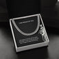 I Am Proud Of You | Happy Graduation | Cuban Link Necklace Gift