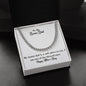 To My Bonus Dad | Happy Father's Day | Cuban Necklace
