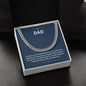 Dear Dad | Happy Birthday | Cuban Link Necklace