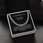 To My Bonus Son | Life Gave Me The Gift Of You | Necklace
