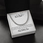 To My Bonus Dad | Happy Birthday | Cuban Necklace