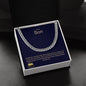 To My Son | Happy Birthday | Cuban Link Necklace