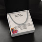 Our Dear Son | Happy Birthday | Parents To Son Necklace Gift