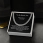 To My Bonus Son | Life Gave Me The Gift Of You | Necklace