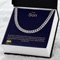 To My Son | Happy Birthday | Cuban Link Necklace