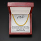 To My Bonus Dad | Happy Birthday | Cuban Necklace