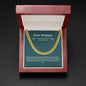 Dear Stepson | Cuban Link Necklace