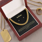 To My Husband | Happy Birthday | Cuban Link Necklace