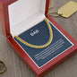 Dear Dad | Happy Birthday | Cuban Link Necklace