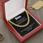 To My Son | Never Forget How Much I Love You | Lux Box Chain Necklace