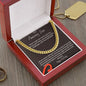 To My Amazing Son | Happy Birthday | Just Do Your Best | Cuban Link Necklace