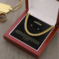 To My Husband | Happy Birthday | Cuban Necklace