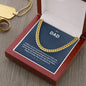 Dear Dad | Happy Birthday | Cuban Link Necklace