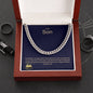 To My Son | Happy Birthday | Cuban Link Necklace