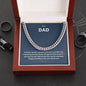 Dear Dad | Happy Birthday | Cuban Link Necklace