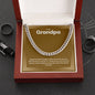 To My Grandpa | Happy Birthday | Cuban Necklace