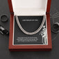 I Am Proud Of You | Happy Graduation | Cuban Link Necklace Gift