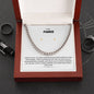 To My Fiancé | Happy Birthday | Cuban Necklace
