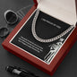 I Am Proud Of You | Happy Graduation | Cuban Link Necklace Gift