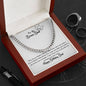 To My Bonus Dad | Happy Birthday | Cuban Necklace