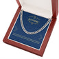 To My Boyfriend | Happy Birthday | Cuban Necklace