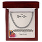 Our Dear Son | Happy Birthday | Parents To Son Necklace Gift