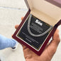 To My Son | Never Forget How Much I Love You | Lux Box Chain Necklace