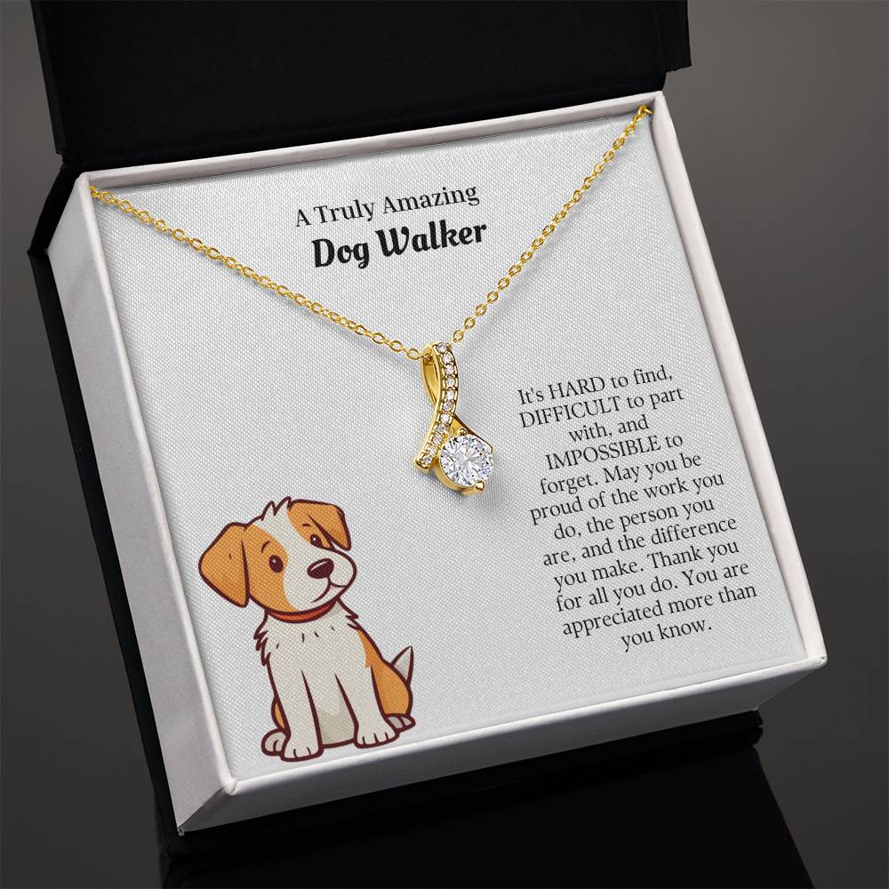 A Truly Amazing Dog Walker | Professional Pendant Necklace